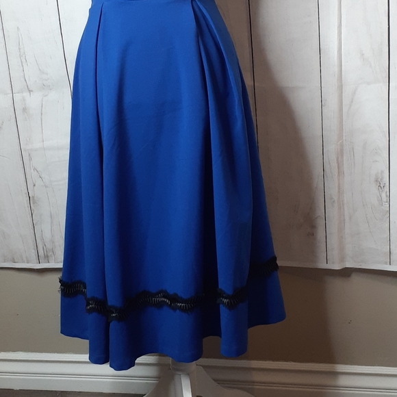 24Hr SALE 🔴BETTIE PAGE BLUE GONE FISHING DRESS - Picture 3 of 15